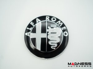 Alfa Romeo Emblem Covers - Front + Back Set - V1 - 74mm